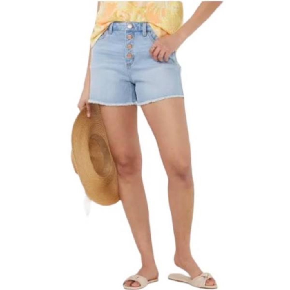 Lauren Conrad NWT Feel Good Jeans Super High-Rise Cut off Short Size 2